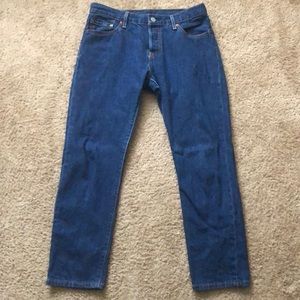 Levi's 501 Straight Leg Button Up Fly